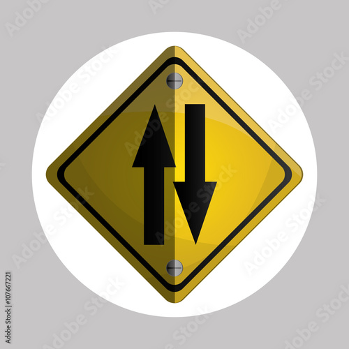 Road sign design , vector illustration Free Download Road sign design , vector illustration - GFXLoad