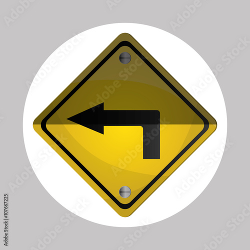Road sign design , vector illustration Free Download Road sign design , vector illustration - GFXLoad