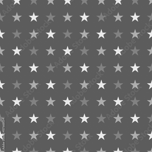 Seamles star pattern in greyscale colors