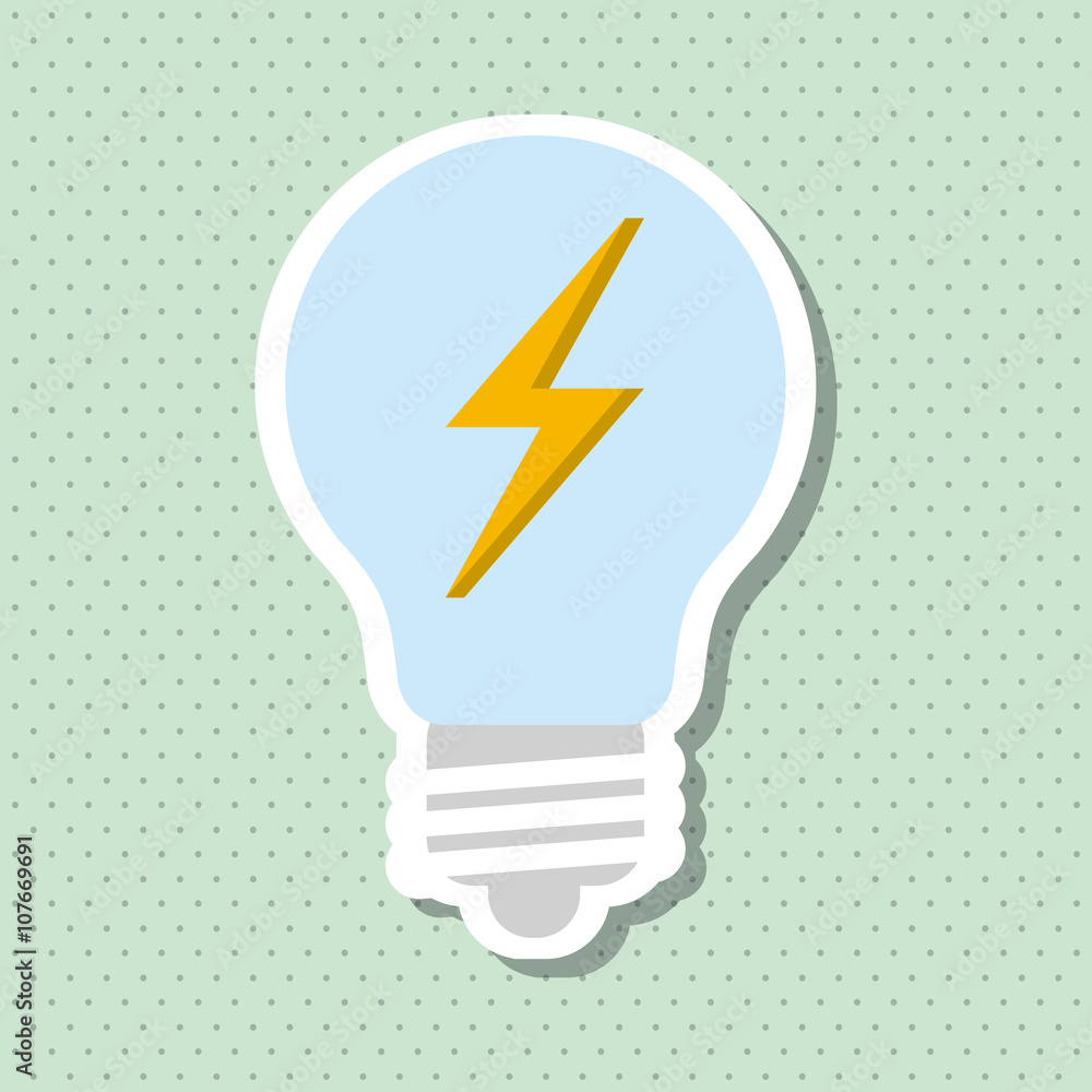 Save Energy icon design, vector illustration Save Energy icon design, vector illustration