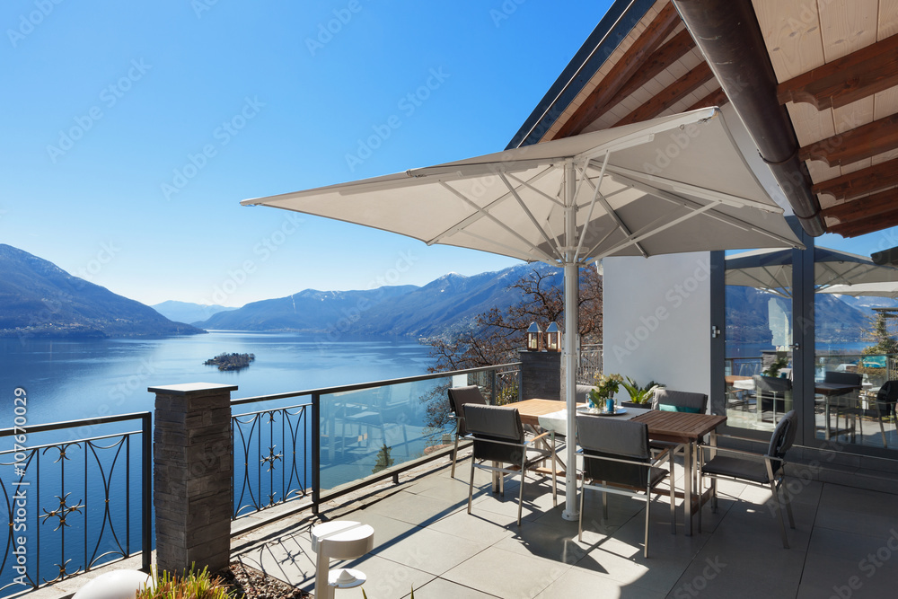 Fototapeta premium Terrace of house