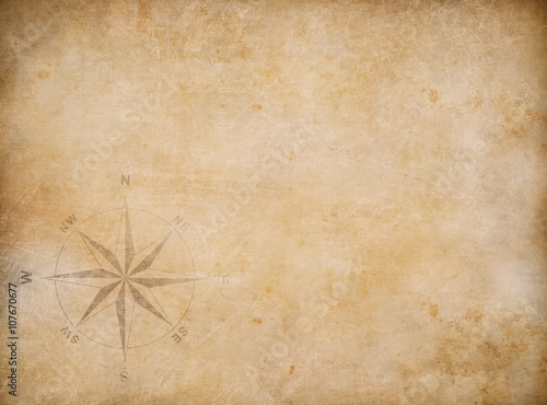 old blank map background 
