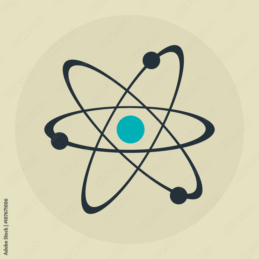 atom icon design , vector illustration atom icon design , vector illustration