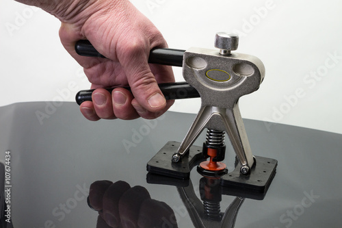 dellen lifter bei der arbeit