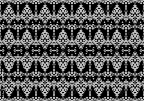 Fototapeta wallpaper silver - black