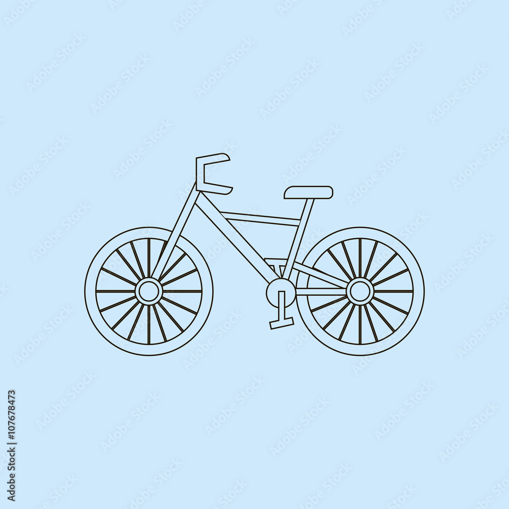 Bicycle bike icon Bicycle bike icon