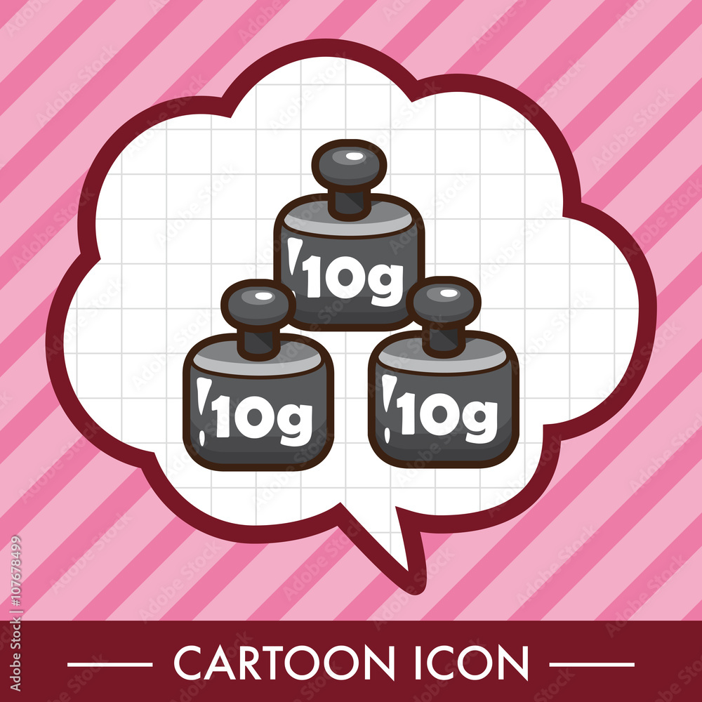 Laboratory balance weights theme elements Laboratory balance weights theme elements