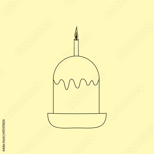 Easter Cake Icon