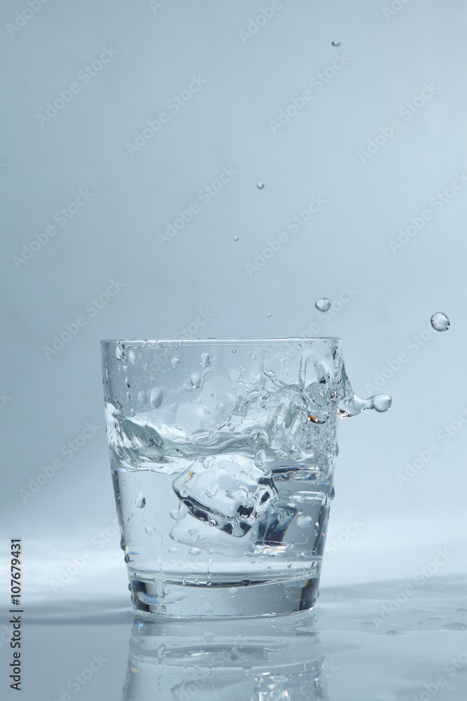 ice cubes in the water ice cubes in the water
