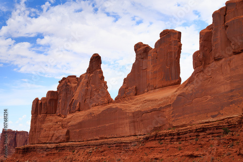 Panorama from Arches National Park, Utah. USA © elleonzebon