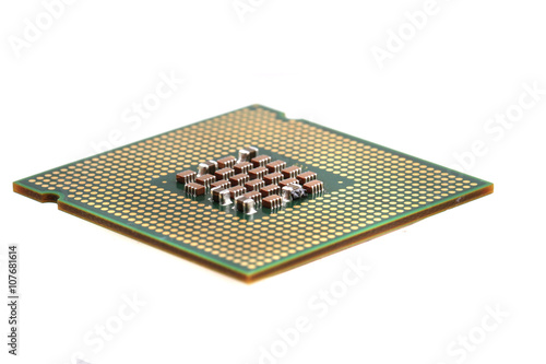 computer chip isolated