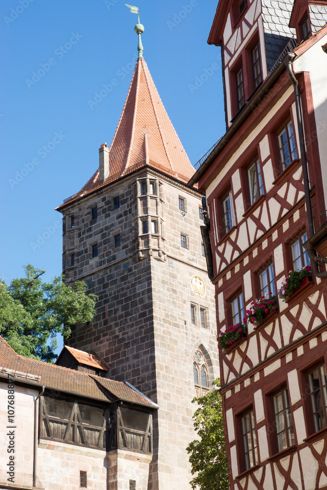 Am Tiergärtnertor in Nürnberg, Deutschland Am Tiergärtnertor in Nürnberg, Deutschland