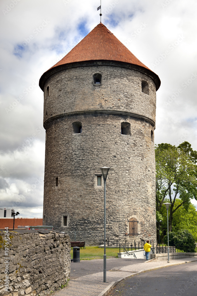Kiek in de Kok tower. Old city, Tallinn, Estonia.