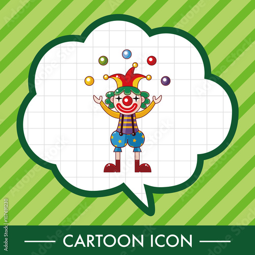 clowns theme elements