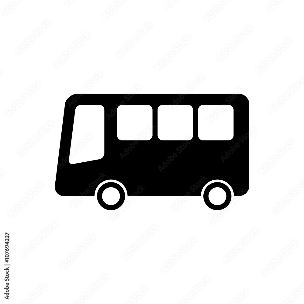 Bus icon. Vector illustration