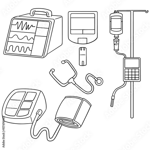 vector set of medical device