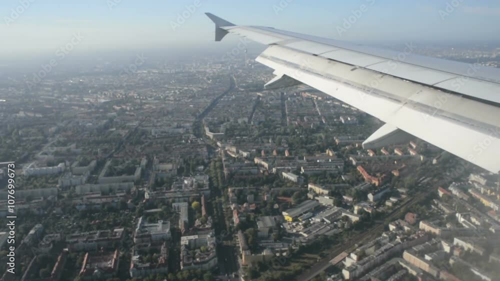 Aerial view from the airplane window. Aerial view from the airplane window.