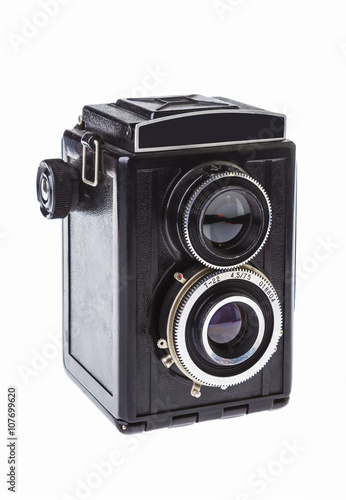  vintage twin-lens camera for roll film