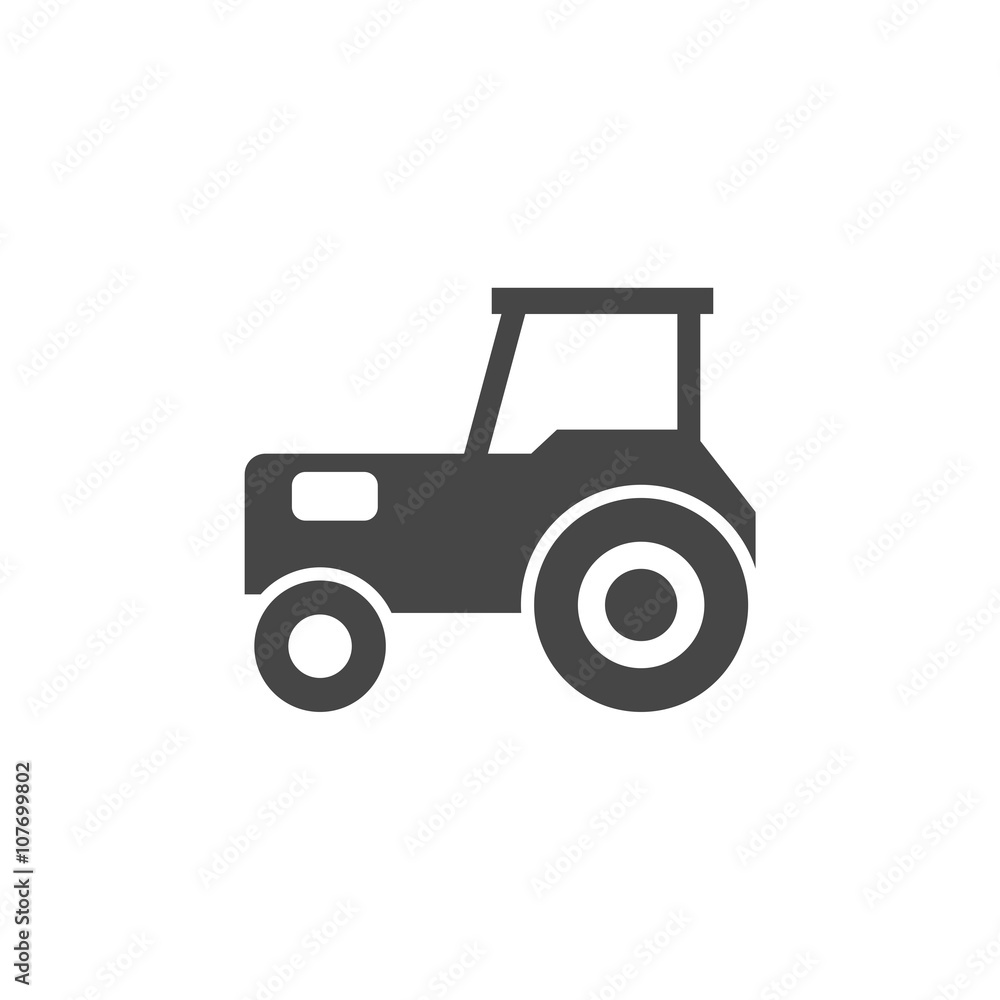 Tractor vector icon