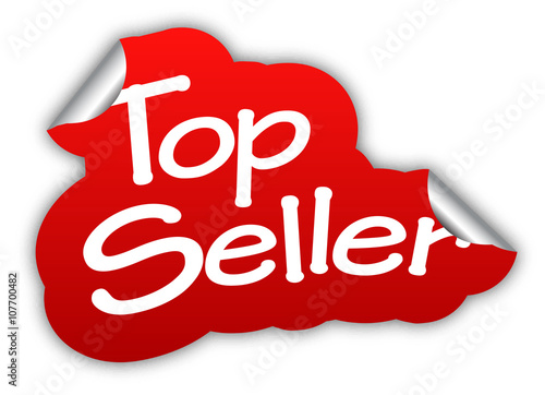 red vector sticker top seller