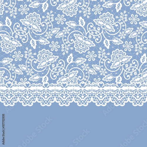 card with lace