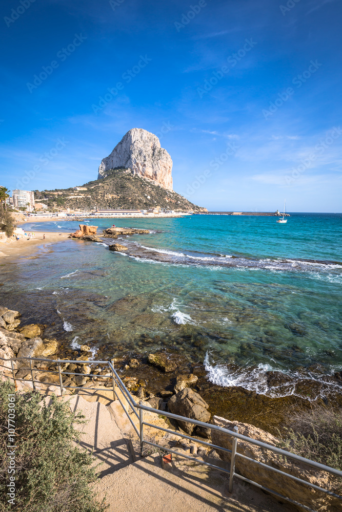Famous Mediterranean Resort Calpe in Spain