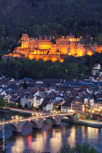 Heidelberg Castle and Old Bridge