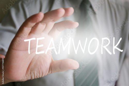 Wallpaper Mural businessman hand, teamwork Torontodigital.ca