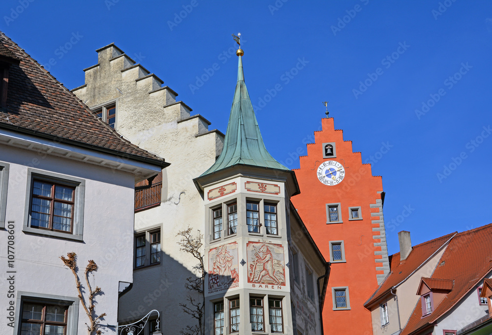 Meersburg, Altstadt mit Obertor