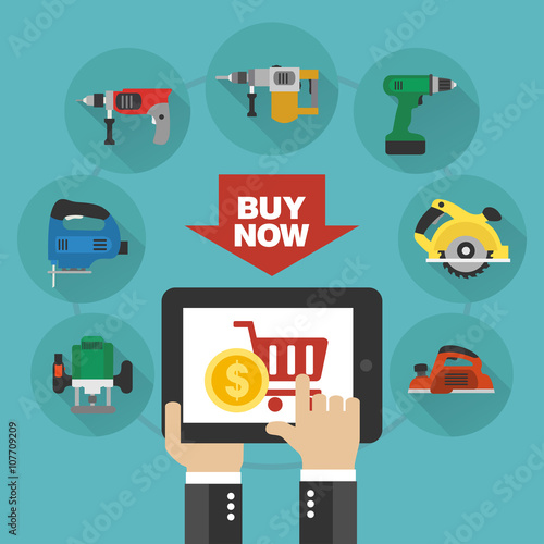 Sale tools design flat