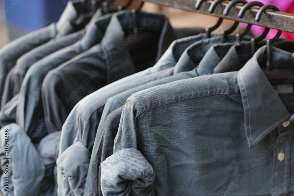 Obraz premium blue jeans in shop