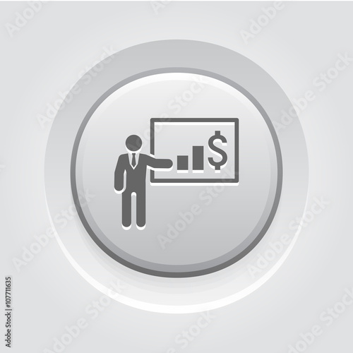 Presentation Icon. Business Concept