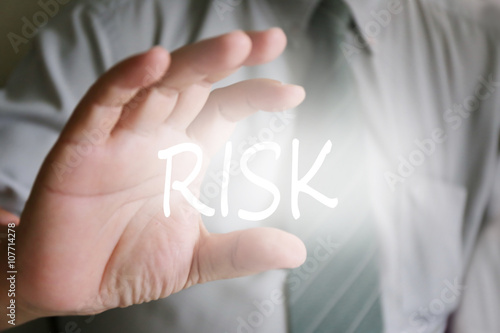 Wallpaper Mural businessman hand, risk Torontodigital.ca