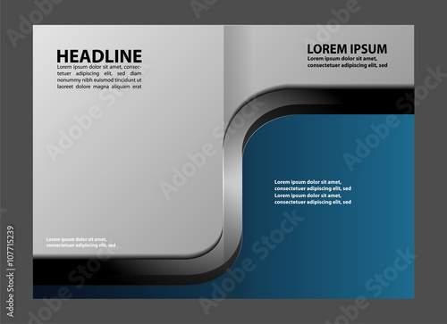 Bi-Fold Corporate Business Store Mock up & Brochure Design
