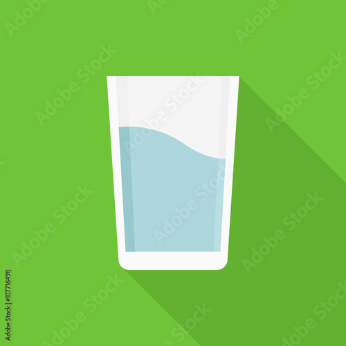 Glass of water icon - Vector