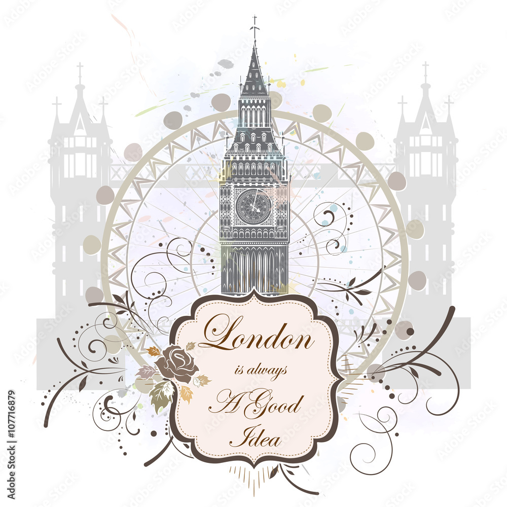 Obraz premium London landmarks