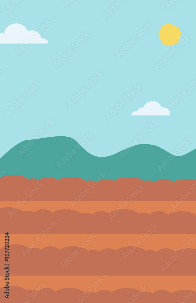 Background of plowed agricultural field. Background of plowed agricultural field.