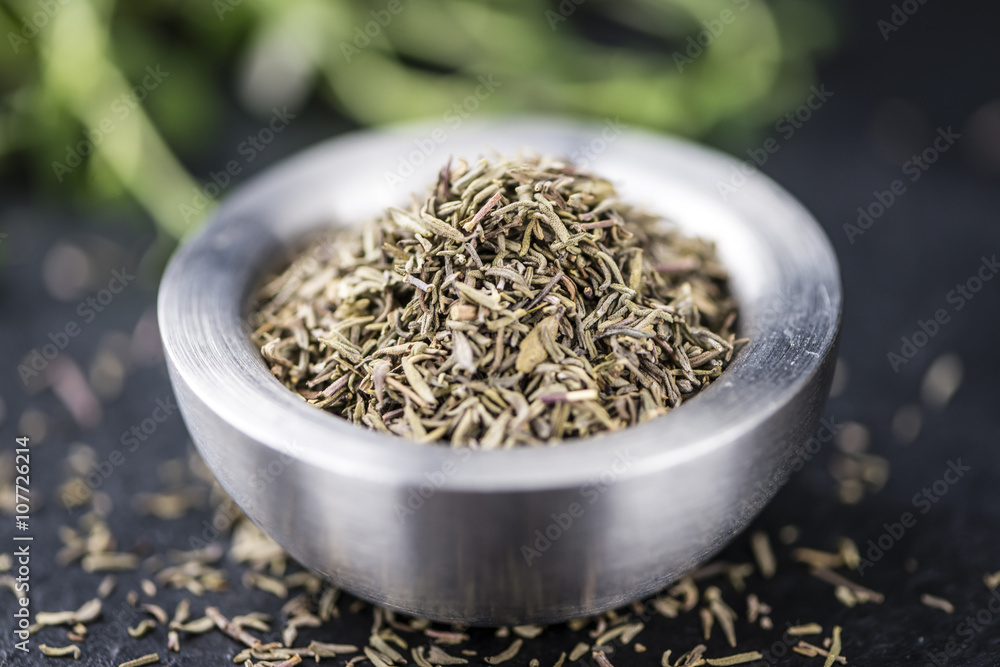 Portion of dried Thyme