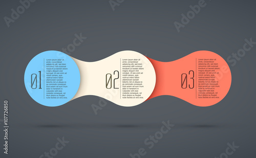 abstract vector background with infographic steps