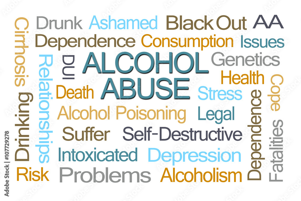 Alcohol Abuse Word Cloud