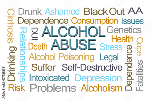 Alcohol Abuse Word Cloud