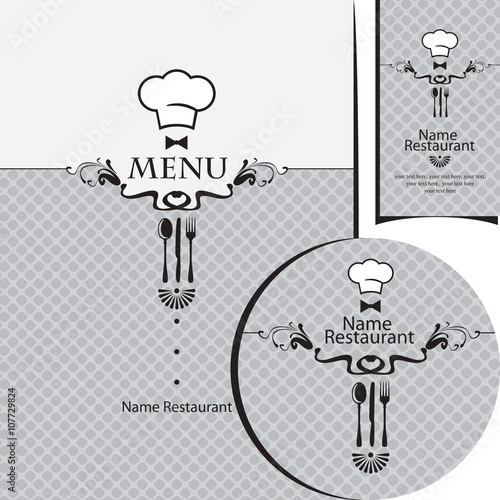design elements for a restaurant with toque