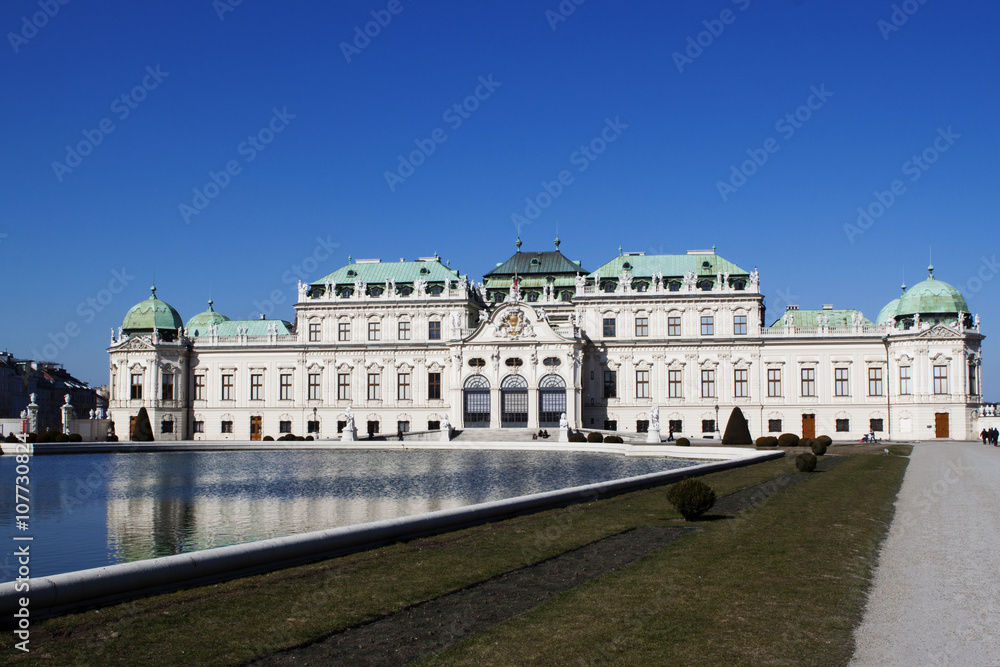 Vienna, Il castello del Belvedere.