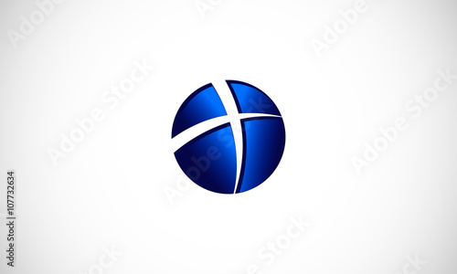 abstract circle busines logo
