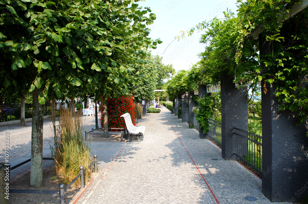 Fototapeta premium Strandpromenade Binz