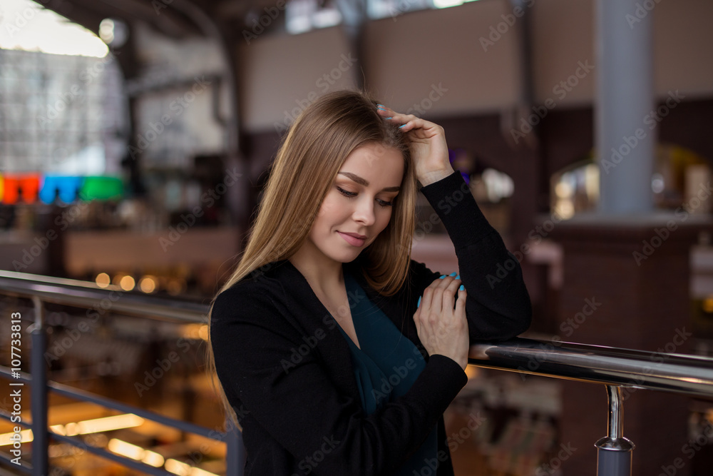 Portrait of beautiful blond woman Portrait of beautiful blond woman