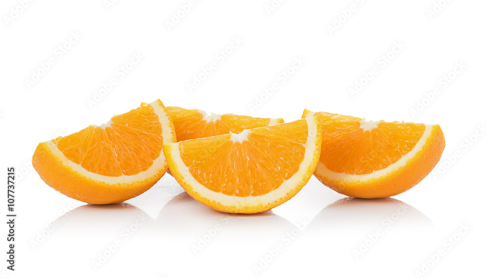 Orange fruit isolated on white background Orange fruit isolated on white background