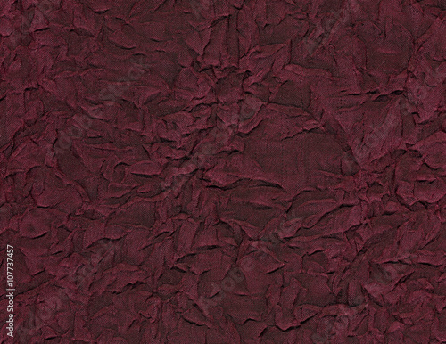 Wrinkled burgundy fabric