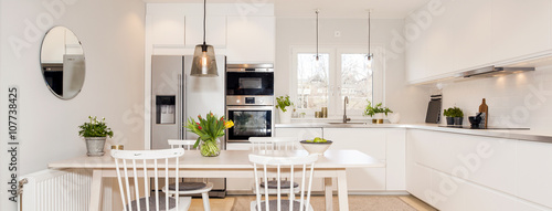 kitchen interior horizontal banner