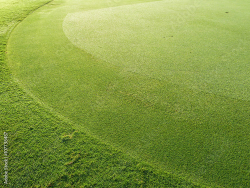 Green golf course background